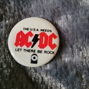 Vintage AC DC pin